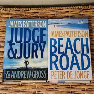 James Patterson Novel Book Bundle: Beach Road +Judge & Jury.